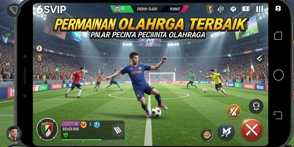 Tampilan gameplay seru dalam 6SVIP dengan aksi olahraga yang menegangkan.