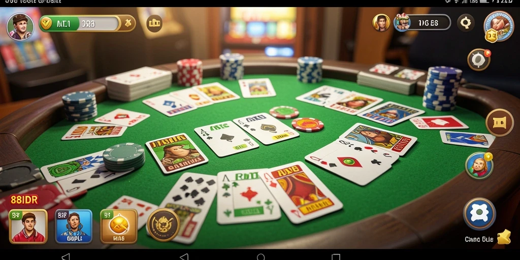 Tampilan gameplay Gaple yang seru dan interaktif di 88IDR.