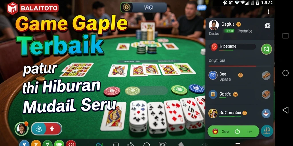 Screenshot gameplay BALAITOTO menampilkan keseruan bermain Gaple.