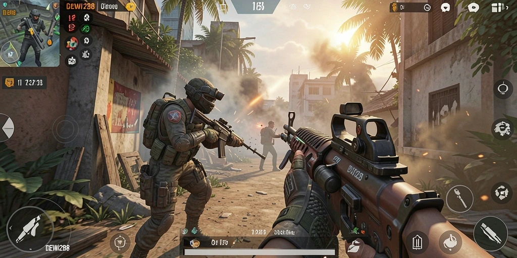 Gameplay mendebarkan dengan grafis realistis di DEWI288.