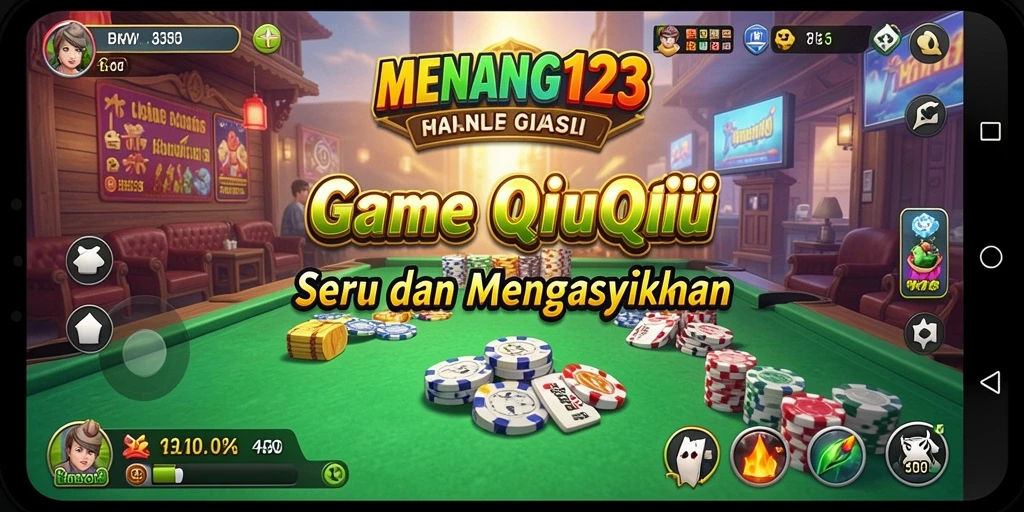 Tampilan gameplay QiuQiu yang menarik di MENANG123.