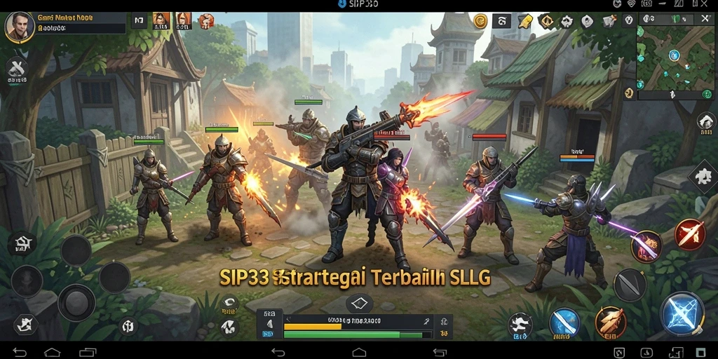Tampilan menarik SIP33 saat aksi strategi di layar.