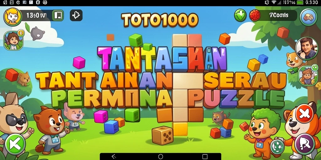 Gameplay TOTO1000 yang seru dan menantang di layar.